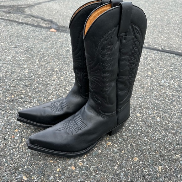 Sandra Men’s Cuervo Western Boots W/ Pointer Toe Size 11 Barely Used - Picture 3 of 12